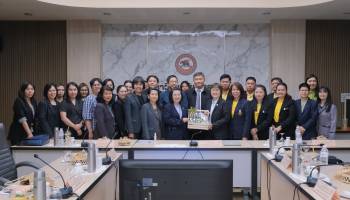 สำนักงานอธิการบดีและสำนักงานสภามหาวิทยาลัย มหาวิทยาลัยนเรศวร ให้การต้อนรับคณะศึกษาดูงานจากมหาวิทยาลัยมหาสารคาม