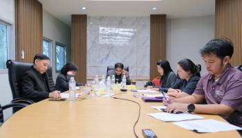 การประชุมคณะกรรมการติดตามประเมินผลฯ ของผู้อำนวยการวิทยาลัยพลังงานทดแทนและสมาร์ตกริดเทคโนโลยี ครั้งที่ 1/2568